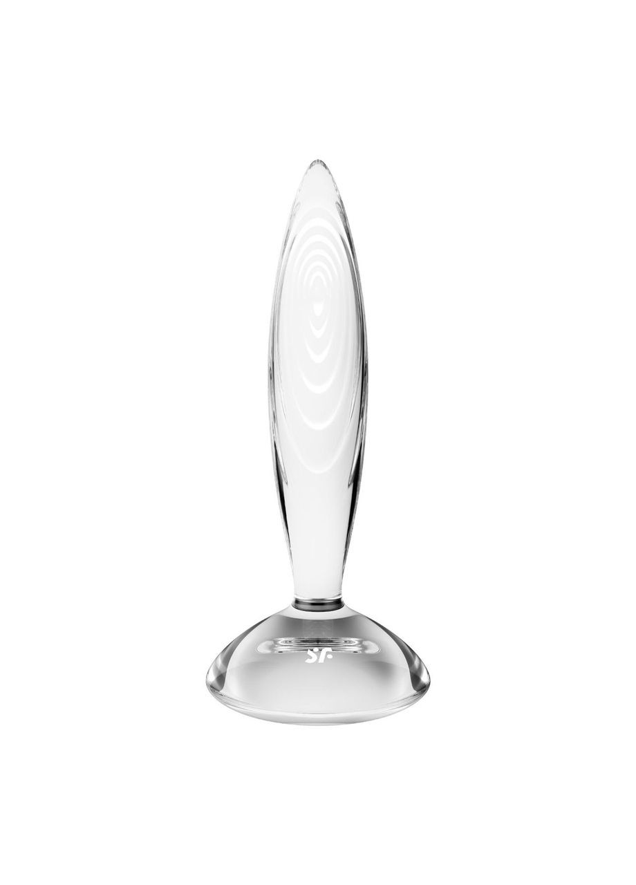 Стеклянная анальная пробка Sparkling Crystal, очень прочная, термостойкая Satisfyer (303897105)