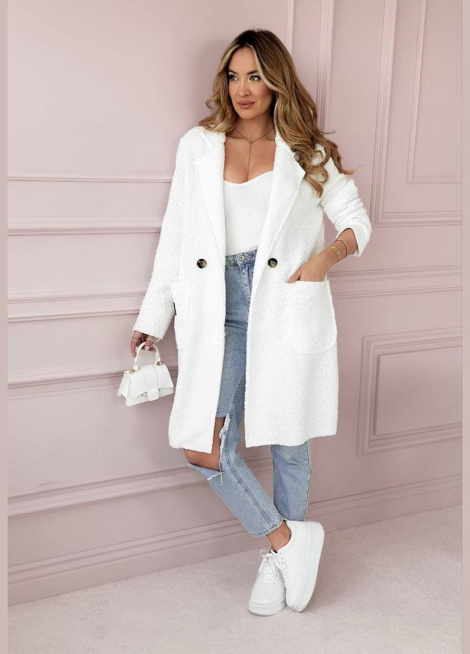 Белое демисезонное Женский тренч No Brand