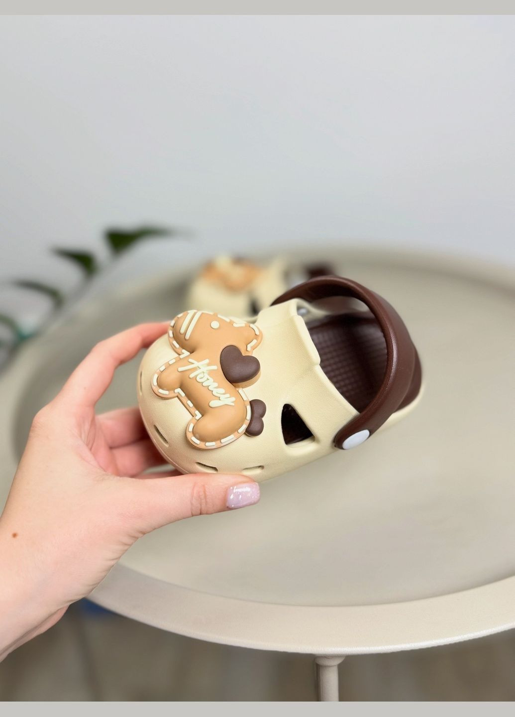 Дитячі крокси бежеві 1527 No Brand (336383431)