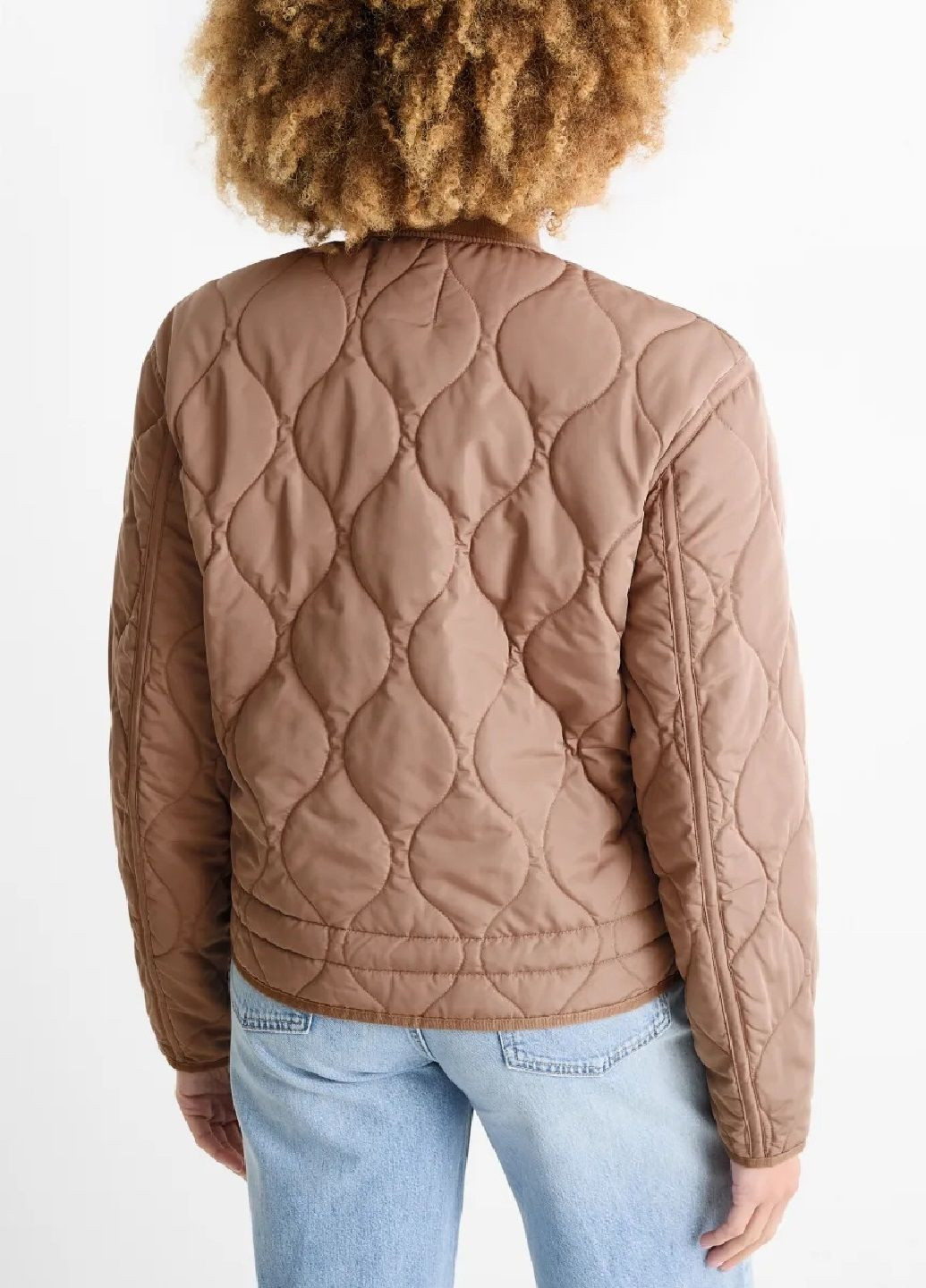 Сіро-коричнева демісезонна куртка C&A