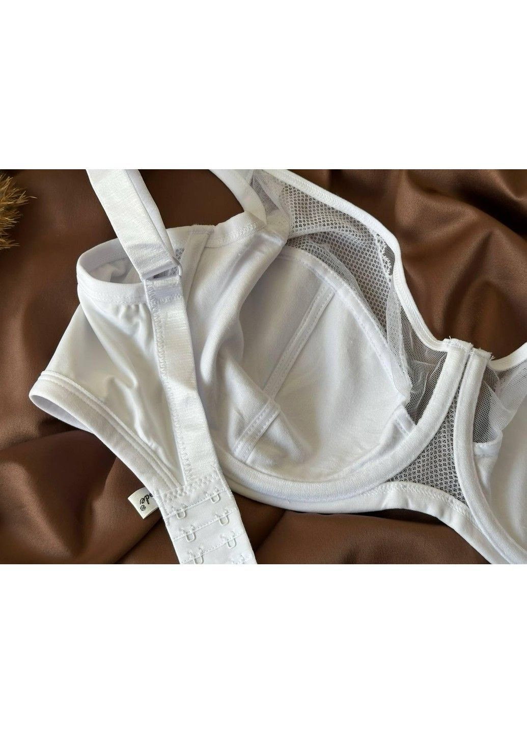 Белый бюстгальтер без поролона 11566 белый Lanny Mode