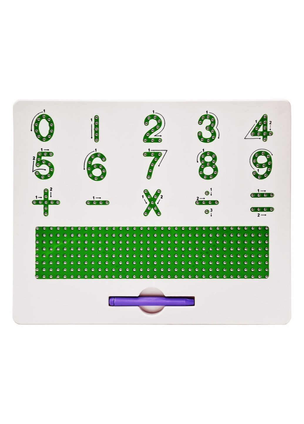 Доска учебная магнитная Цифры и знаки со стилусом Bambi (288138029)