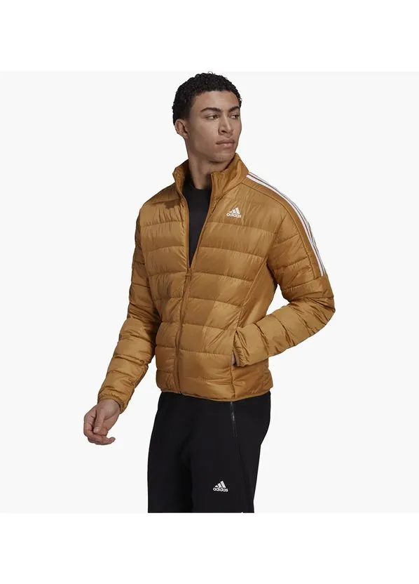 Коричнева куртка essentials down jacket brown hk4646 adidas