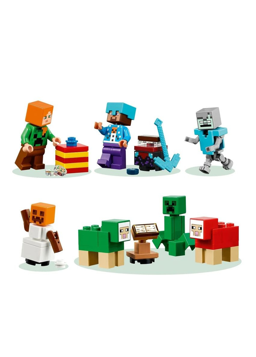 Новогодний адвент календарь ЛЕГО Майнкрафт 2025 Оригинал Minecraft Advent Calendar 2025 Lego (365251739)