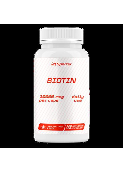 BIOTIN 10000 МКГ - 100 caps витамин красоты Sporter (290011934)