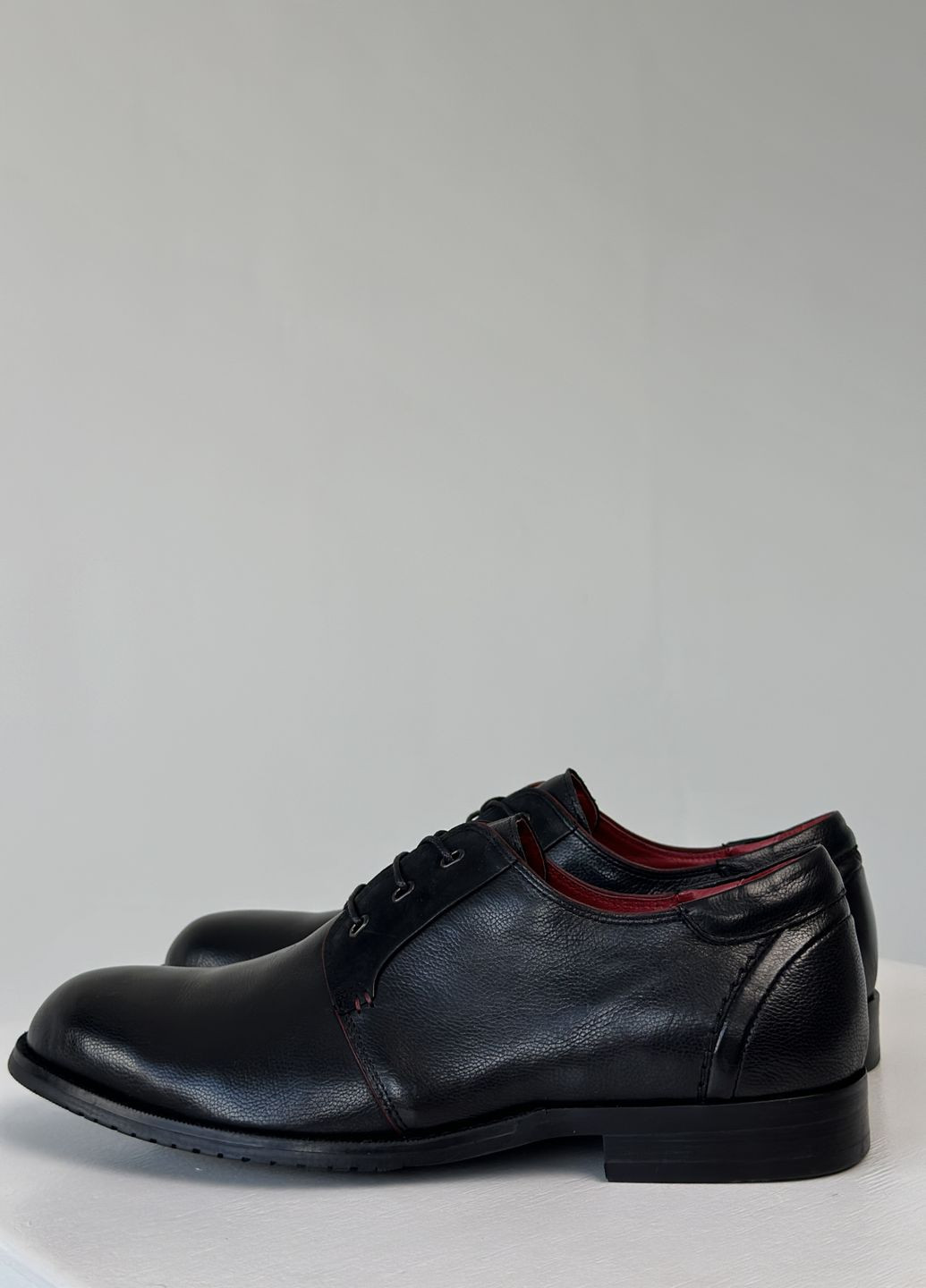 Черные классические туфли мужские деловые черные демисезонные Respect