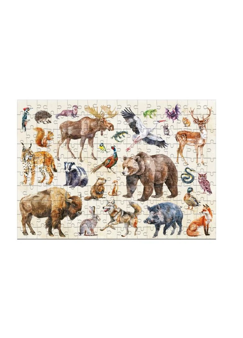 Пазли – 200 елм. - 300629 "Монтесори. Лісові тварини" Dodo (389885600)