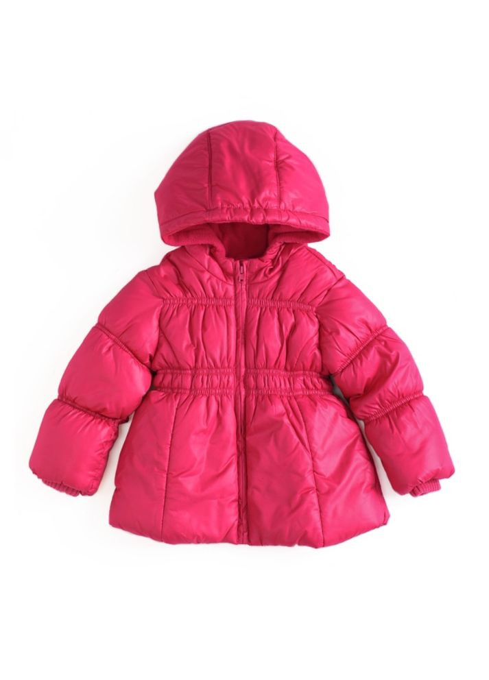 Малинова демісезонна куртка дитяча малинова ( 73см) (о1228) Qoopixie