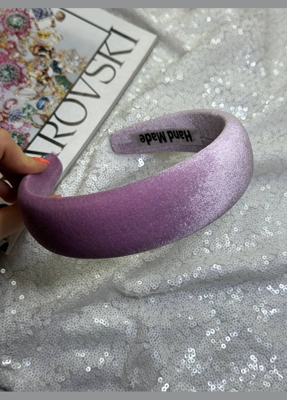 Жіночий оксамитовий обруч обідок для волосся Hand Made (330619146)