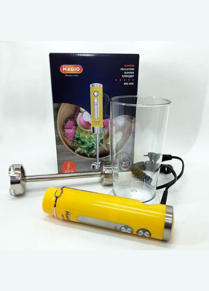 Блендер для дома MG-646 800 Вт, Блендер нержавеющая сталь, PC-861 Блендеры кухонные Magio (349511926)