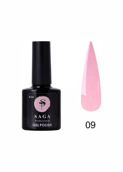 База для гель-лаку Color Base №09 (кольорова база), 8 мл Saga (297923633)