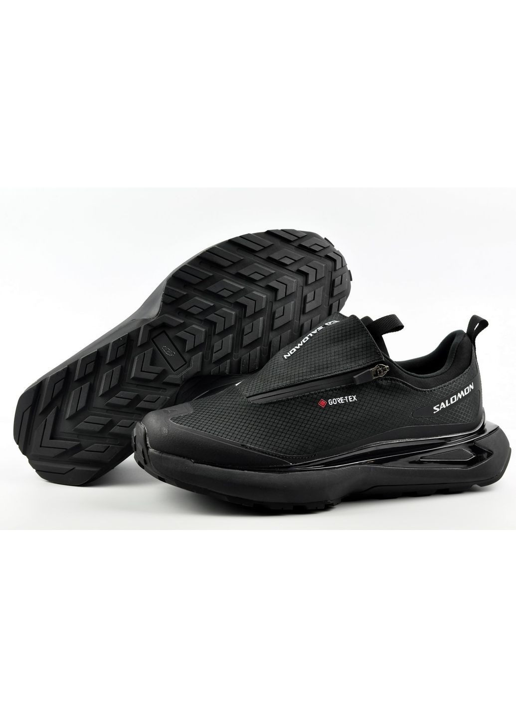 Черные зимние термо кроссовки salomon odyssey No Brand