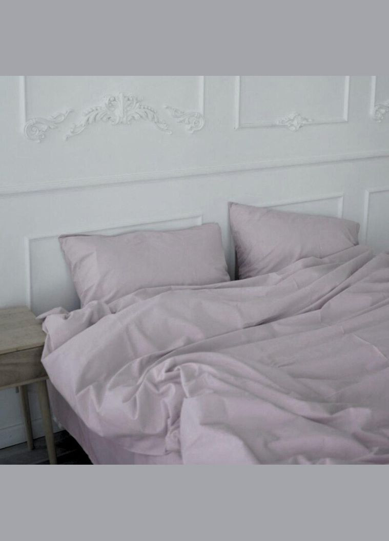 Полуторный серо лавандовый Комплект постельного белья No Brand (324829404)