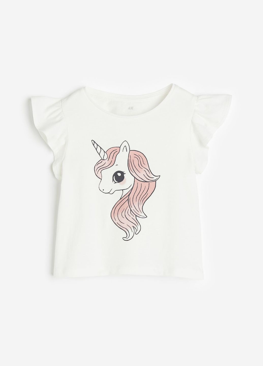 Біла літня футболка H&M