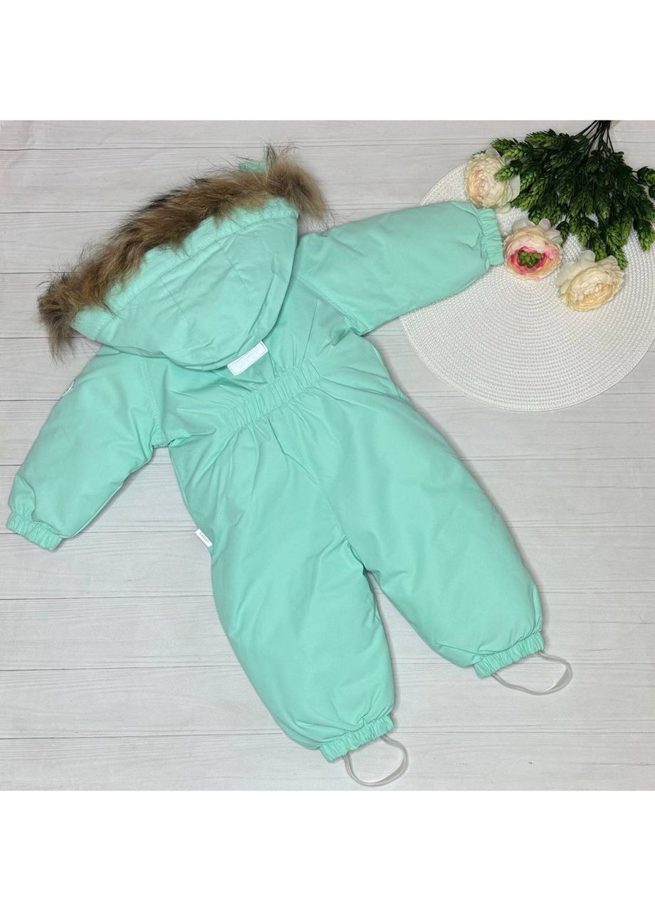 Комбинезон Однотон девственниц. Мятный Мембрана/холофайбер/флис H15-011 Lassye (309151332)