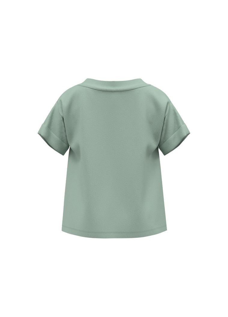 Зеленая демисезонная футболка с карманом для мальчика lidl 405719 Lupilu