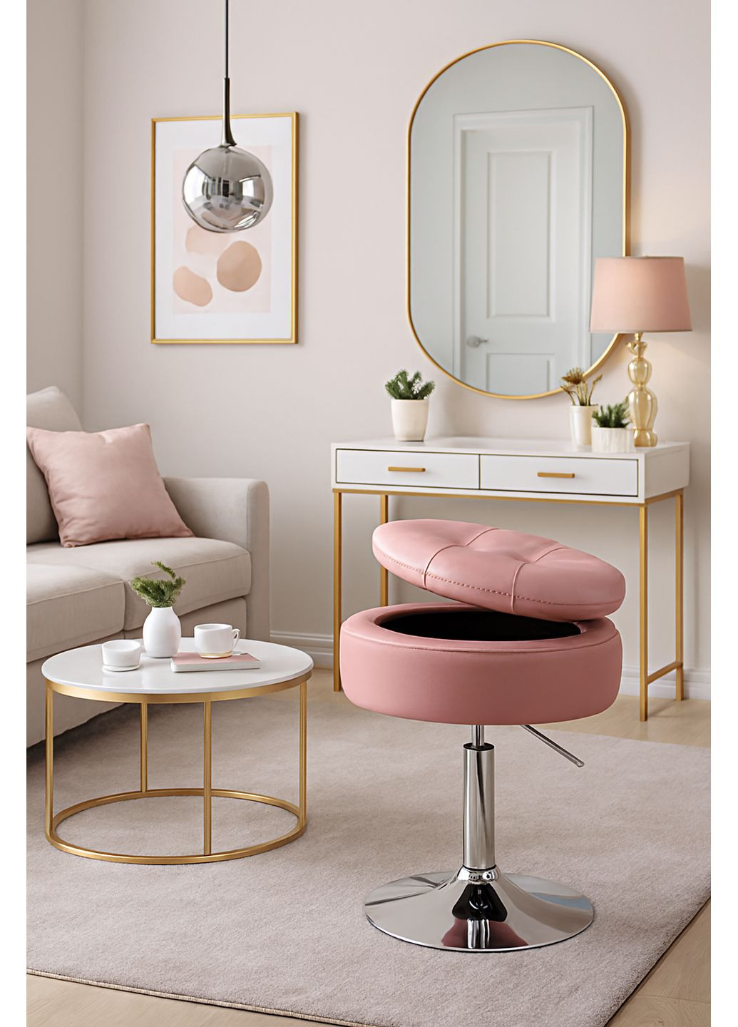 Крісло трансформер Meri з місцем для зберігання Costway (362028024)