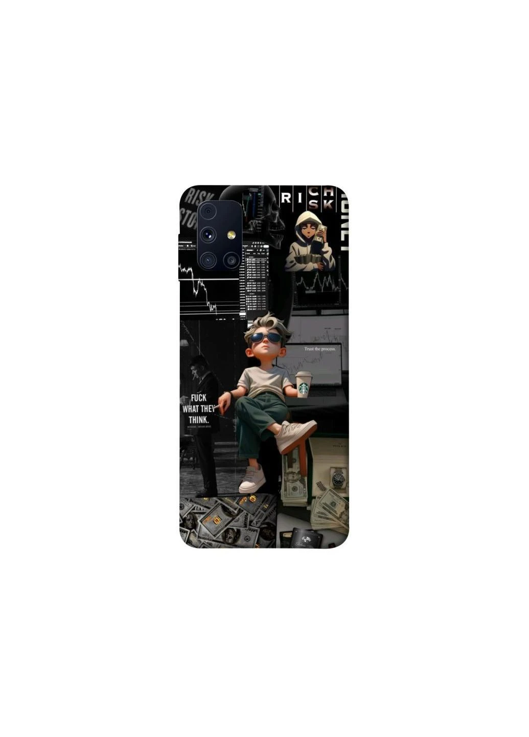 Чохол на Samsung Galaxy M31s WHAT they think Frontalka (393230576)