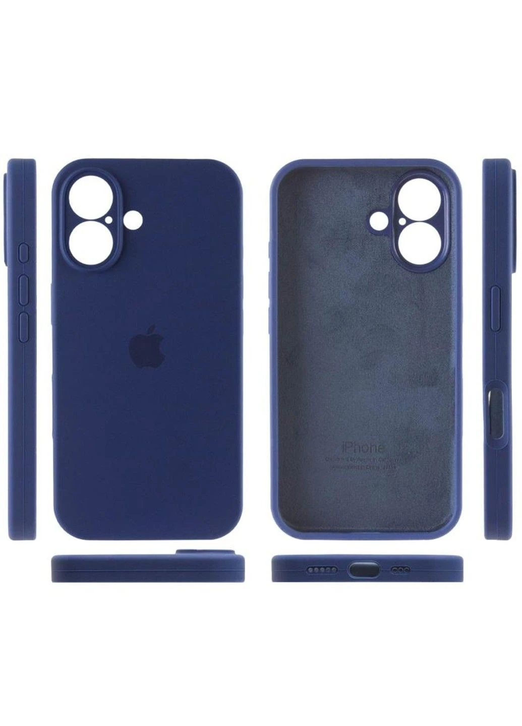 Чохол Silicone Case Full Camera Protective (AA) для Apple iPhone 16 Plus (6.7") Epik (389597332)