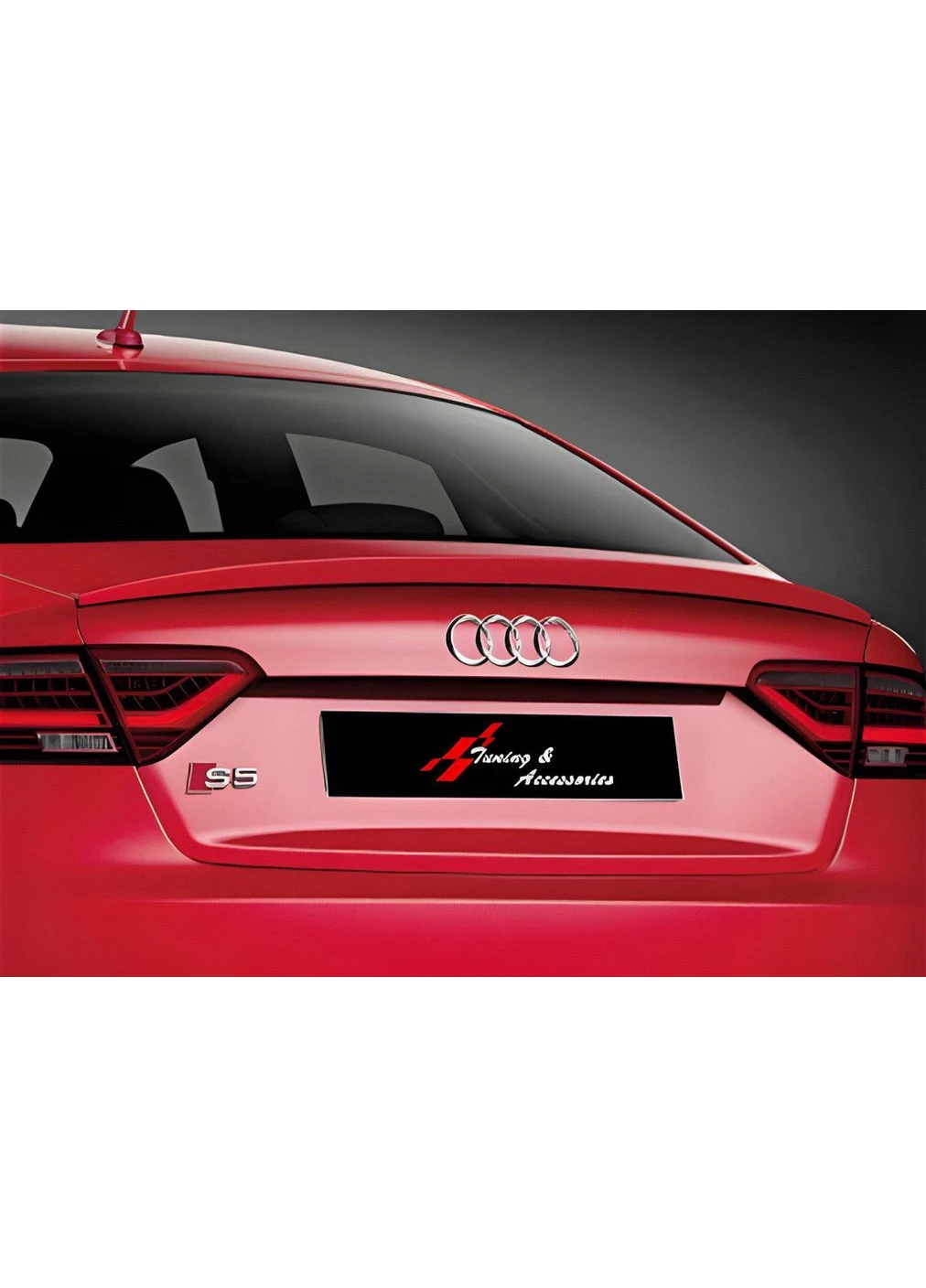 Спойлер DPT V-2 (для Coupe, Глянец) для Ауди A5 2007-2015 гг A+ (392729218)