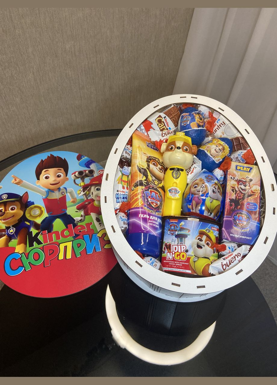 Подарунковий Kinder Box “Щенячий патруль: Кремез” — солодке щастя для маленьких фанатів! Paw Patrol (351904672)