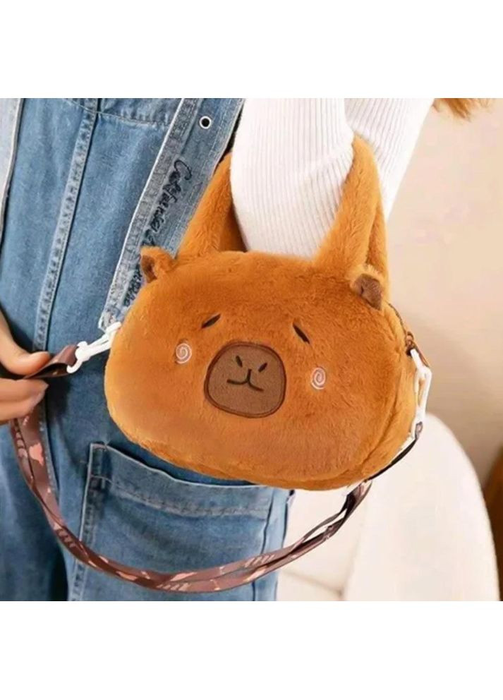 Мягкая плюшевая сумочка капибара (NR0223_10) No Brand (370160596)