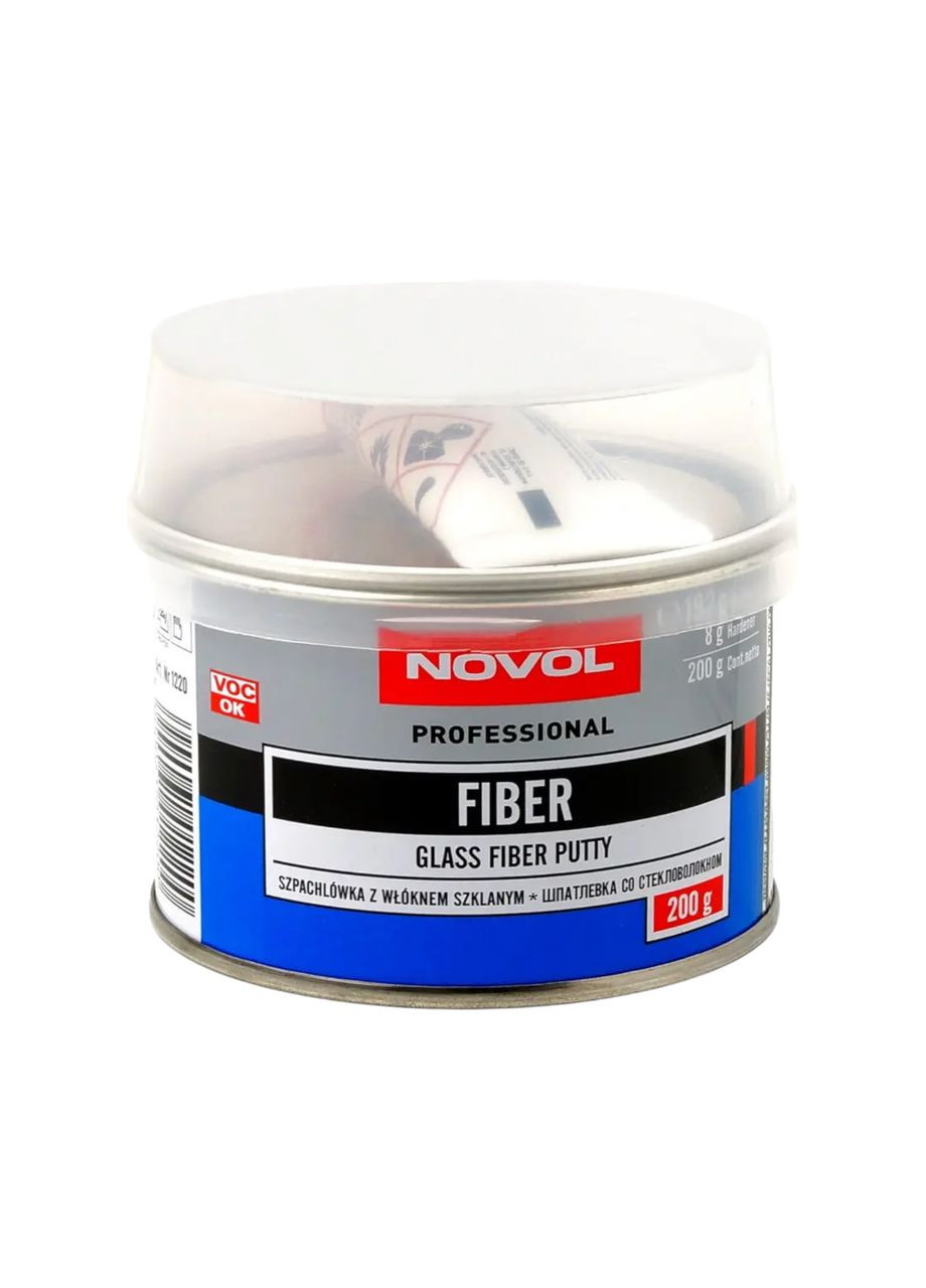 Шпаклевка Fiber стекловолокнистая 0.2 кг NOVOL (333193314)