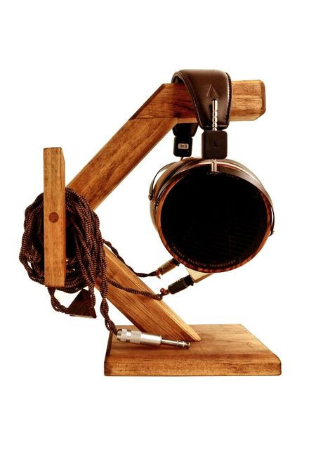 Стійка для навушників з дерева Блейкі сієна (НУП-001605) No Brand (328414406)