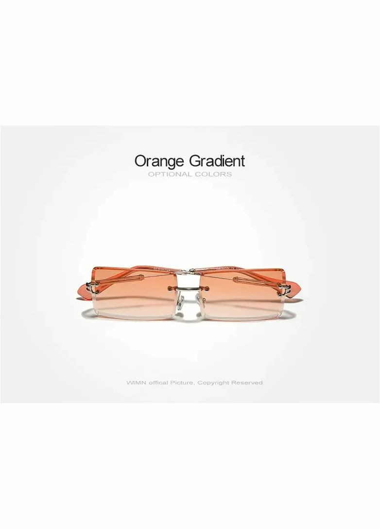 Женские градиентные солнцезащитные очки WIMN N810 Orange Gradient WIM (303401502)
