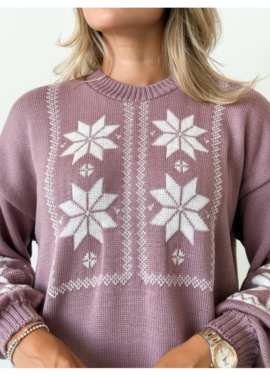 Пудровое женское вязаное платье марина с вышивкой пудра You Best