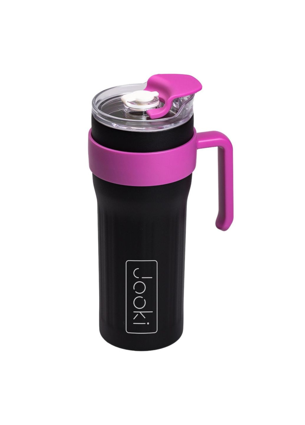 Термочашка "Big Chill" 1,2 л з трубочкою та подвійним відкриванням,чорна Jooki (360921183)