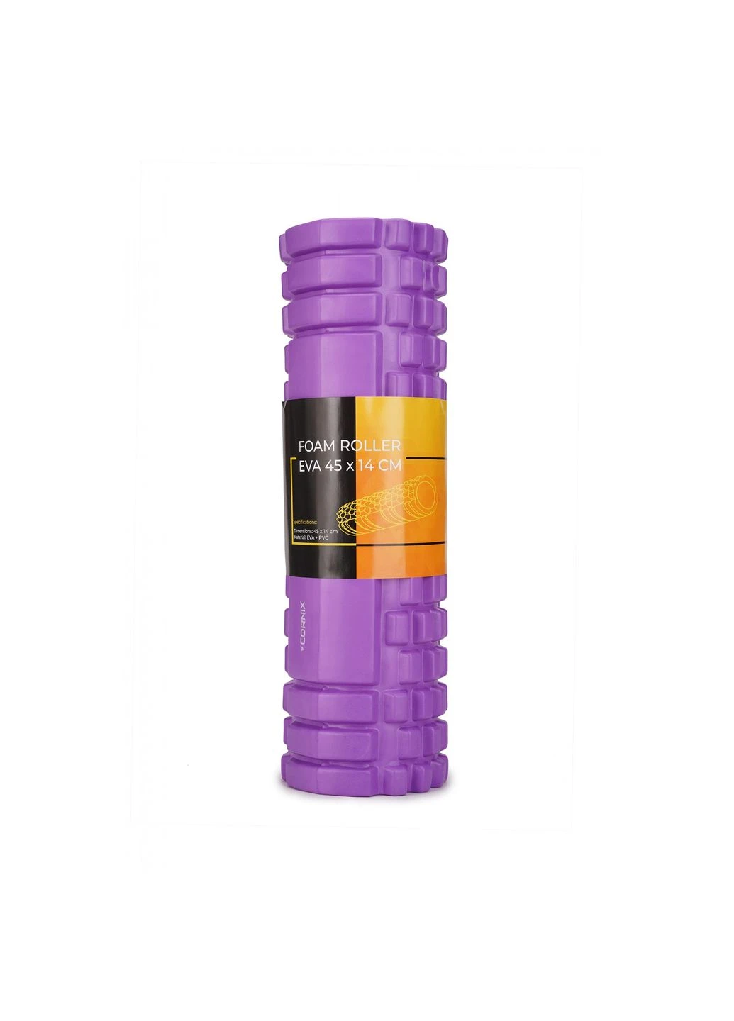 Массажный ролик EVA 45 x 14 см (валик, роллер) Violet Cornix XR-0042 (380872919)