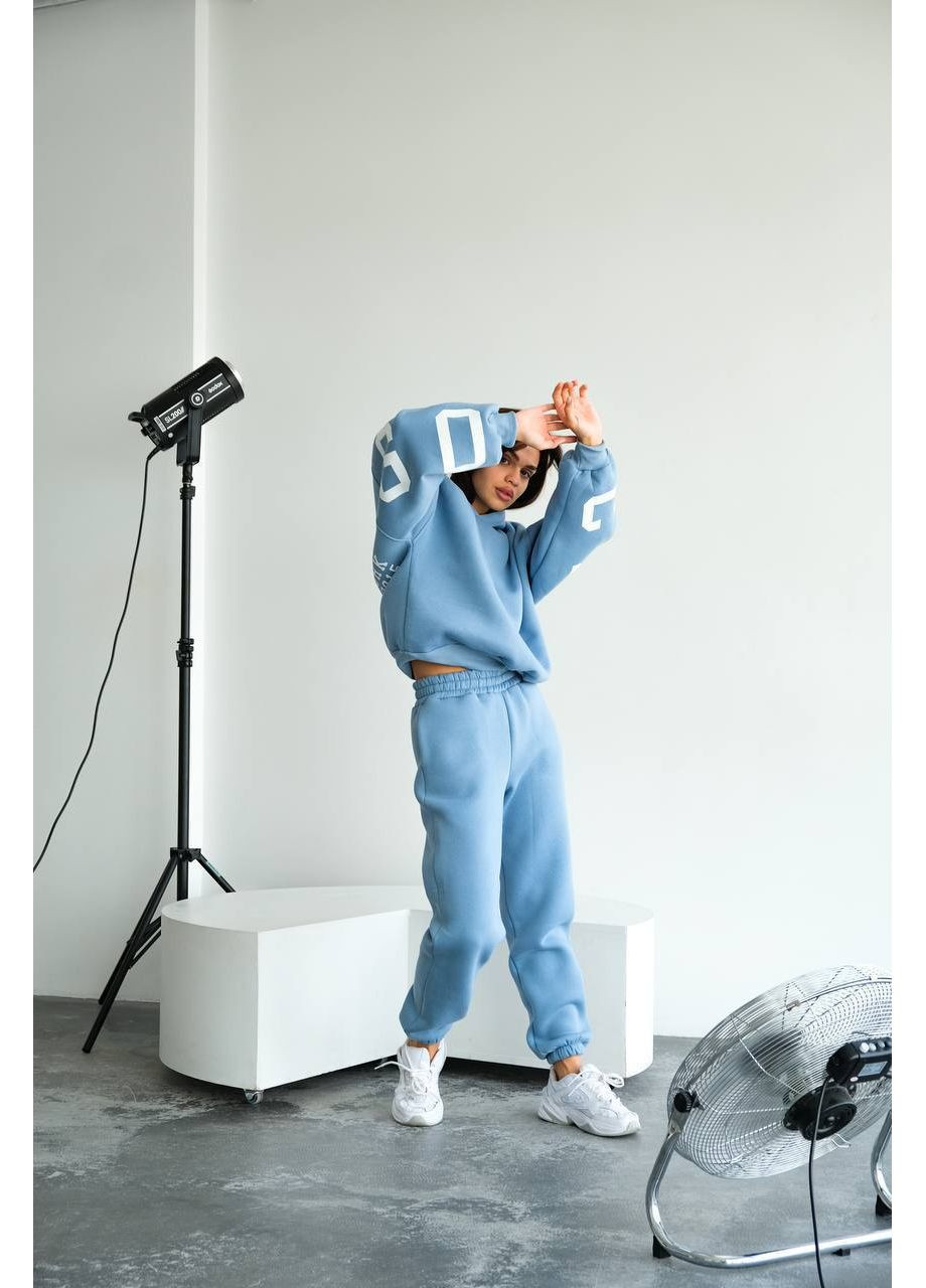 Жіночий теплий костюм з написом Fashion (356177716)