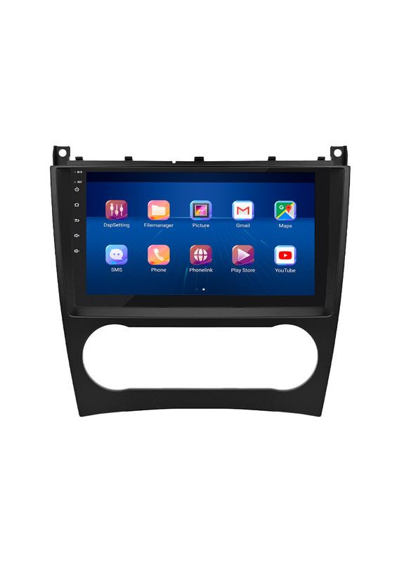 Штатная магнитола 9" для Mercedes-Benz C-класс II (W203) Рестайлинг 2004-2008 6/128Gb 4G Wi-Fi GPS T 5шт Lesko (336198257)