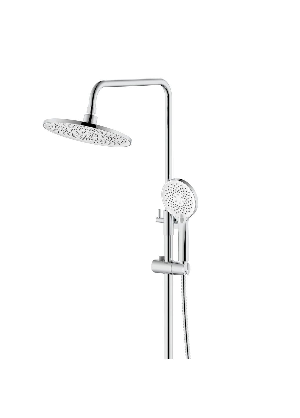 Душова система універсальна Taurus на три споживача (з виливом) QTTAU111CRM45665 Chrome Qtap (324250469)