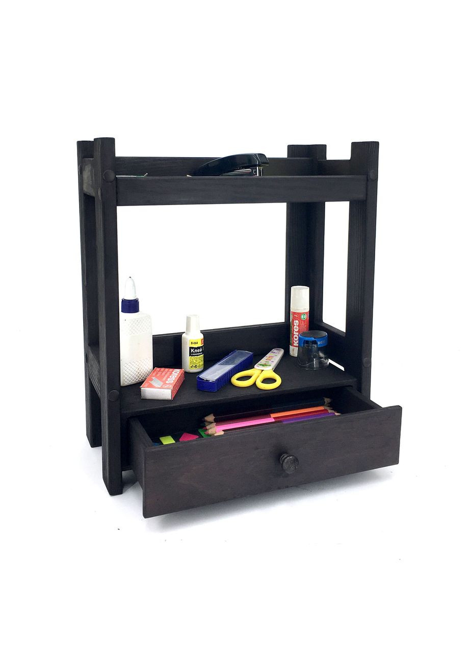 Органайзер настільний з дерева Хобокен венге (КНЦ-003812) No Brand (328226071)