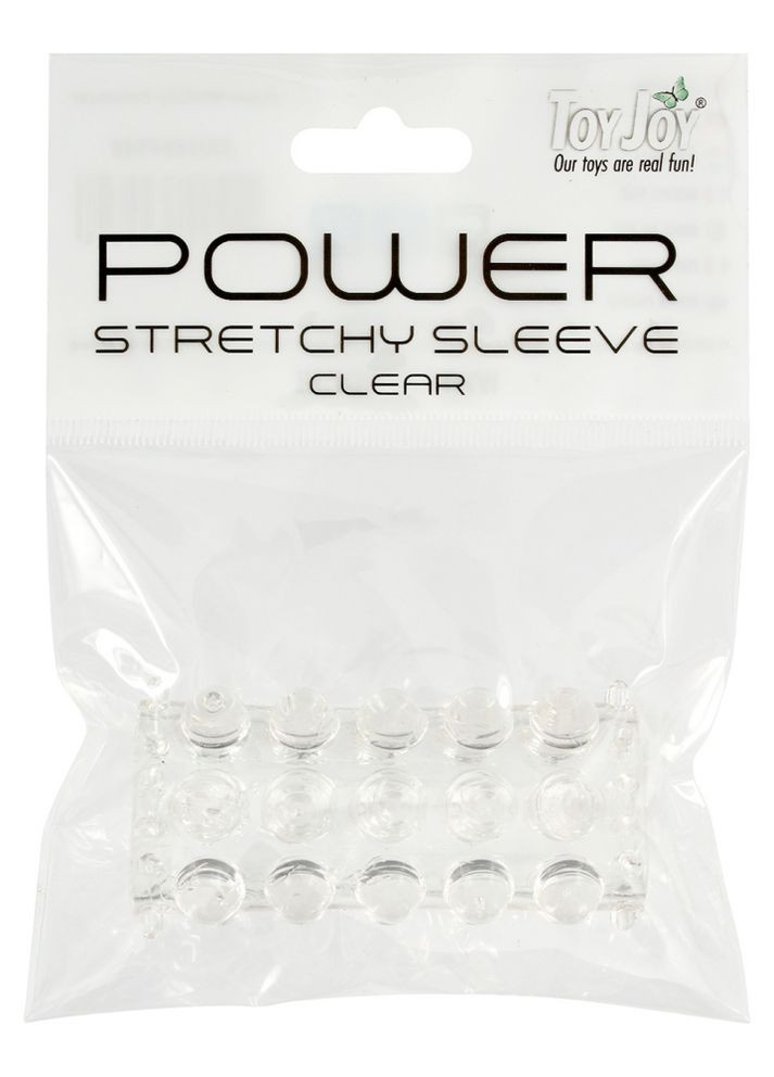 Насадка на пенис, рельефная, прозрачная clear Toy Joy (302315928)