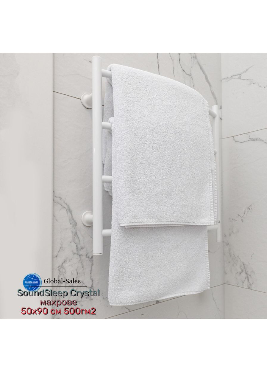 Полотенце Crystal махровое гостиничное 500гм2 (94128505) SoundSleep белый