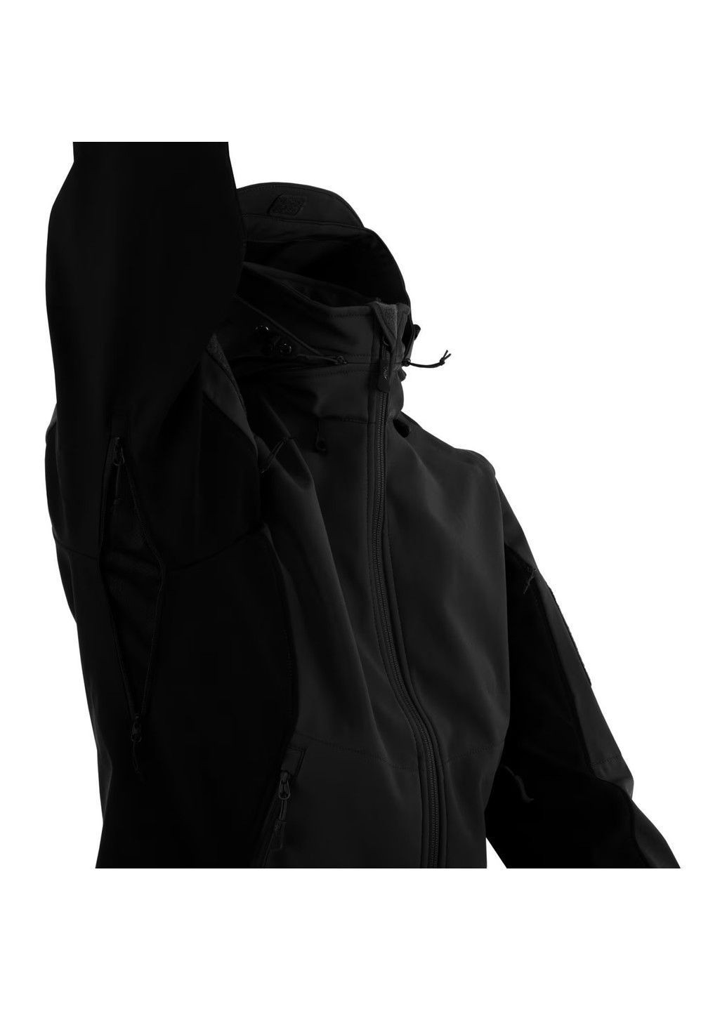 Чорна демісезонна жіноча куртка gunfighter softshell black Helikon-Tex