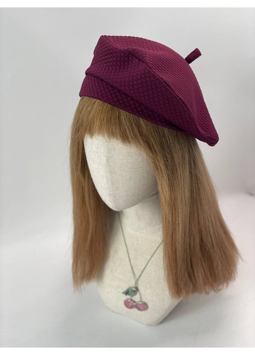 Берет текстурный однотонный BANDANA QUEEN (364550780)