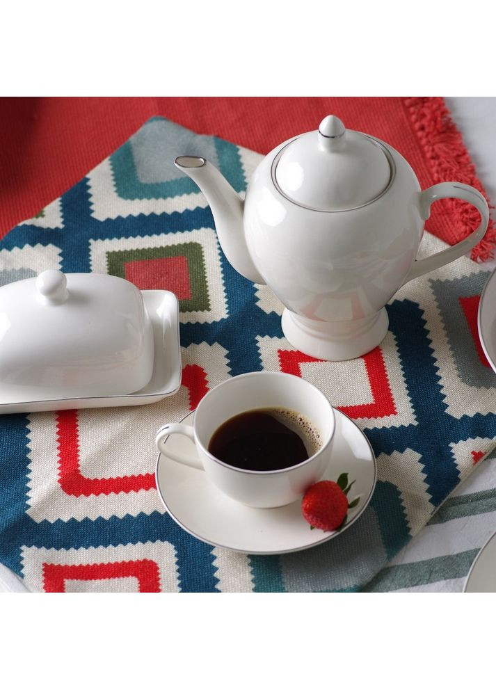 Чашка з блюдцем Aleksa 250 мл 3899 Fissman (367078700)