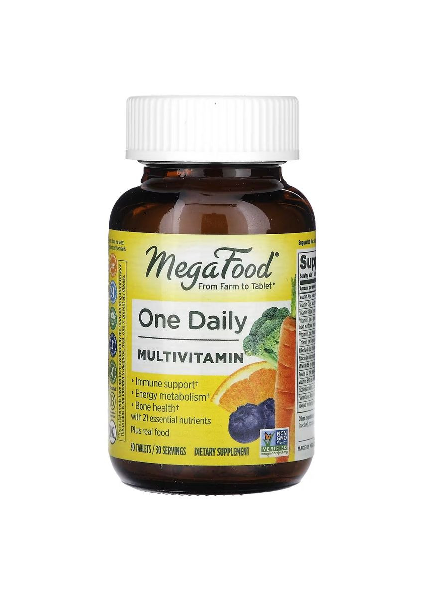 Мультивитамины One Daily,, 30 таблеток MegaFood (326054323)
