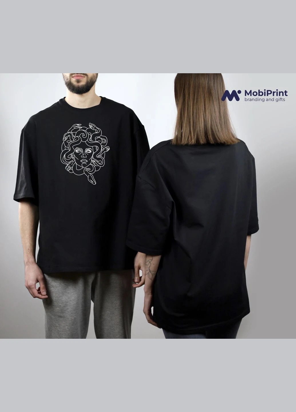 Футболка оверсайз Ренесанс Медуза Горгона (Gorgon Jellyfish) MobiPrint (293944063)