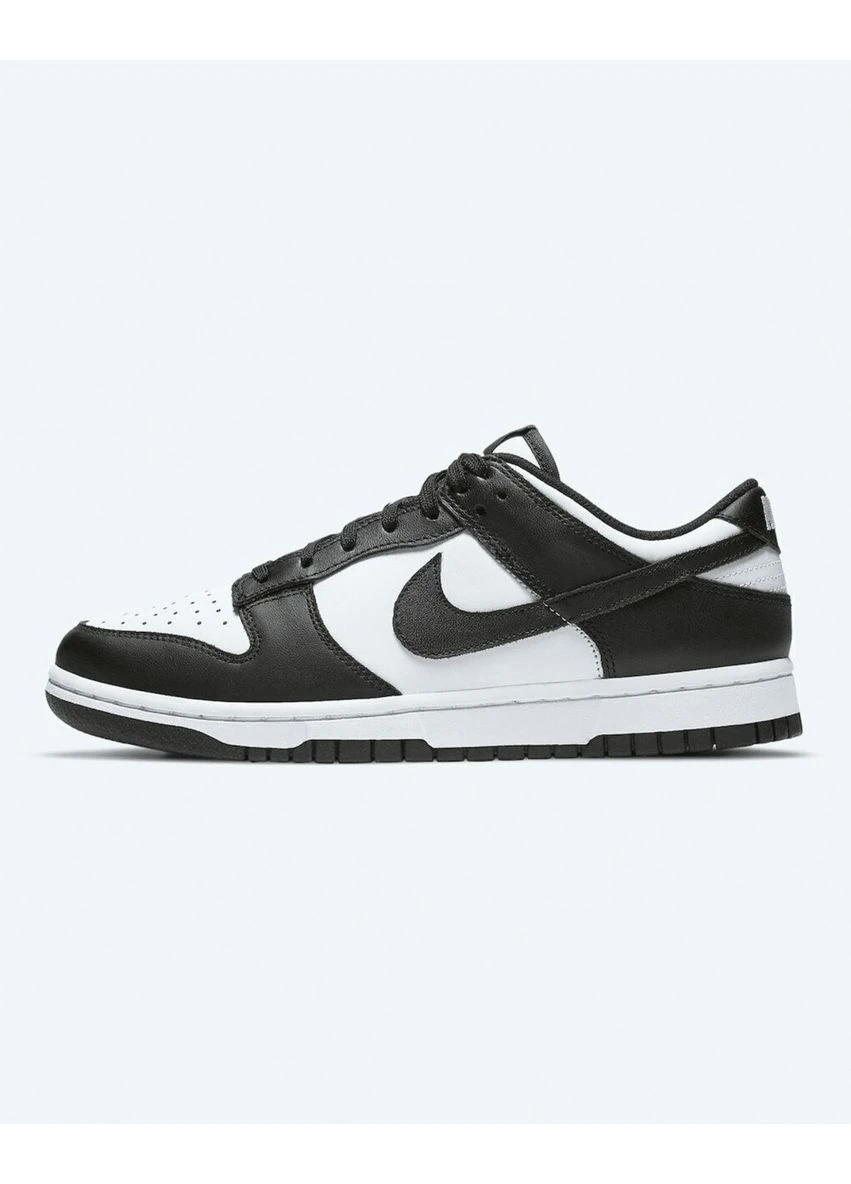 Черно-белые кроссовки dunk low retro Nike