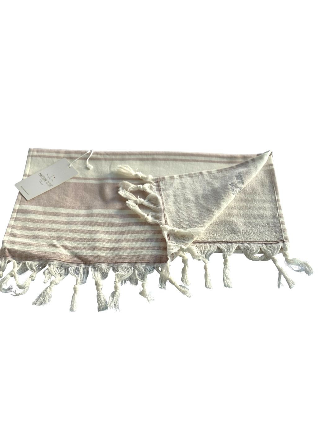 Полотенце Maison Dor Primavera Lilac White хлопок 50-100 см лиловый Maison D'or сиреневый