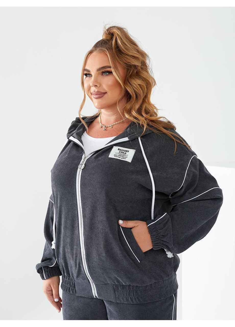 Спортивний костюм жіночий великих розмірів Style Point (349454946)