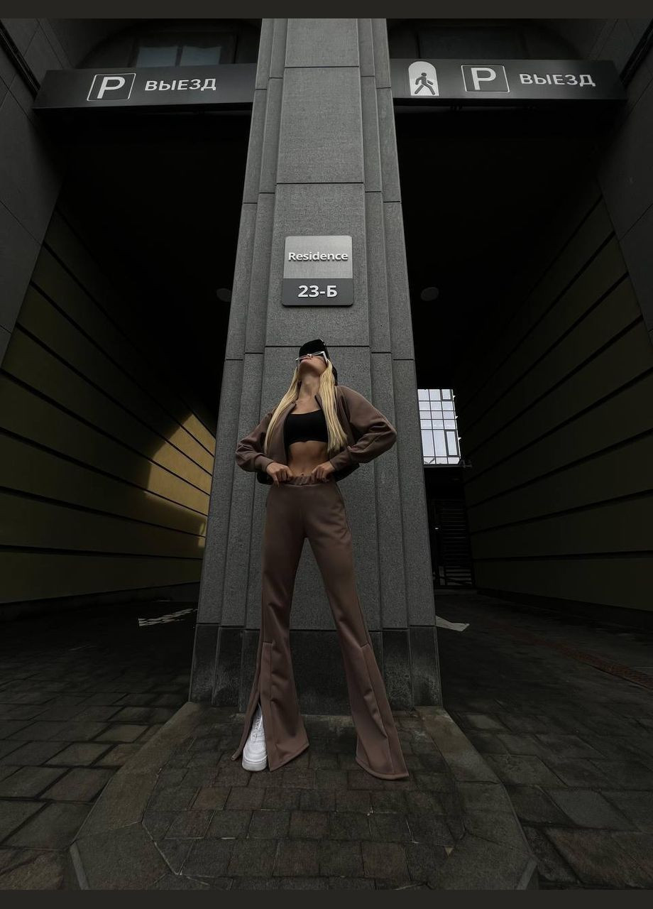 Удобный повседневный костюм с трендовыми брюками. Vakko (322181661)