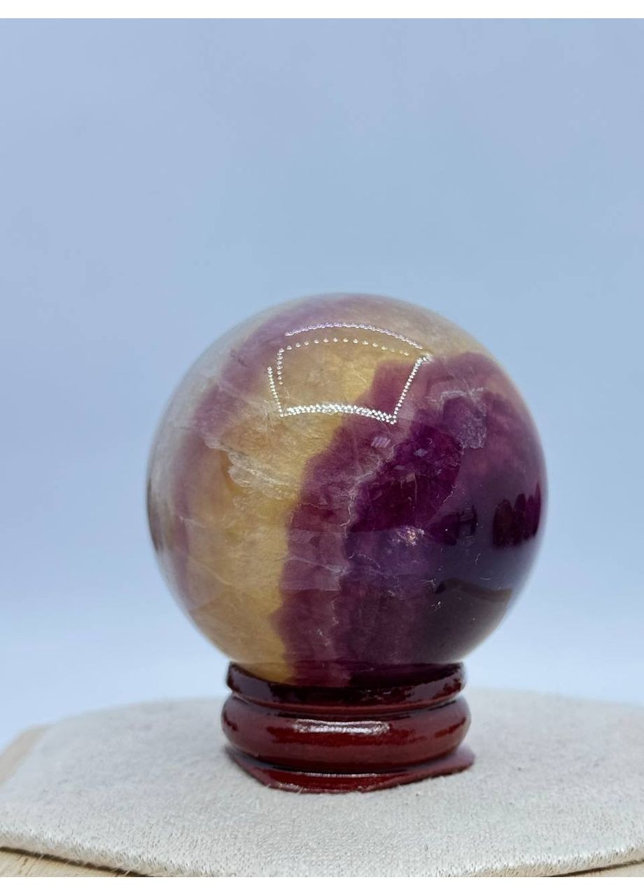 Куля з флюориту 46 мм Фіолетовий No Brand (361319794)