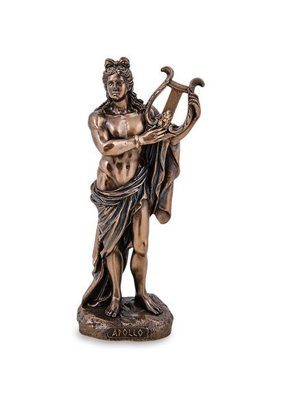 Статуетка Аполлон покровитель чоловічої краси та здоров'я 15,5 см 1907193 бронзове покриття Veronese (302239302)