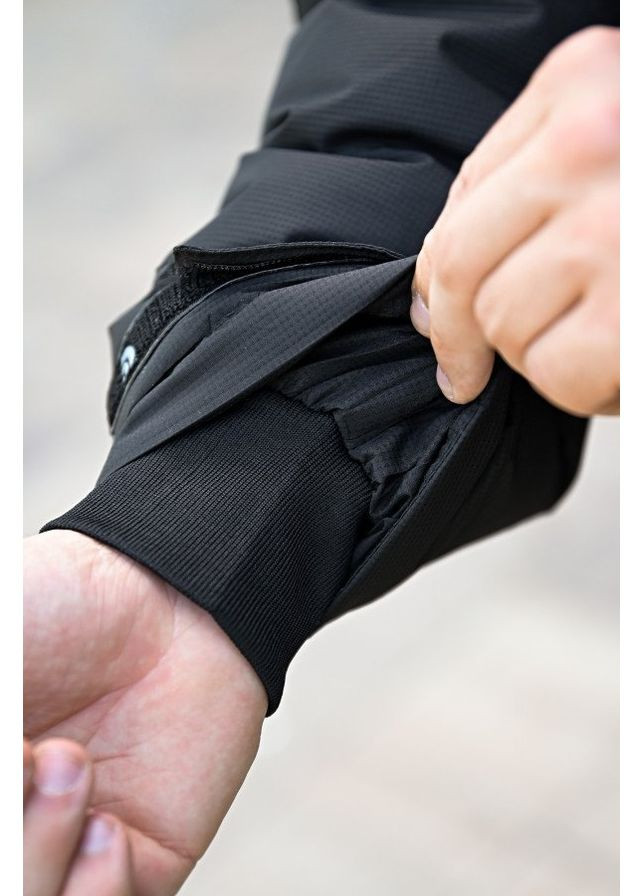 Чорна зимня чоловіча зимова куртка the north face omni-heat чорна Freedom